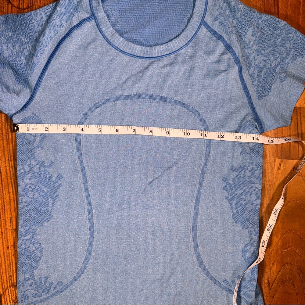 lululemon athletica Blue Short Sleeve Tee - Picture 2 of 12